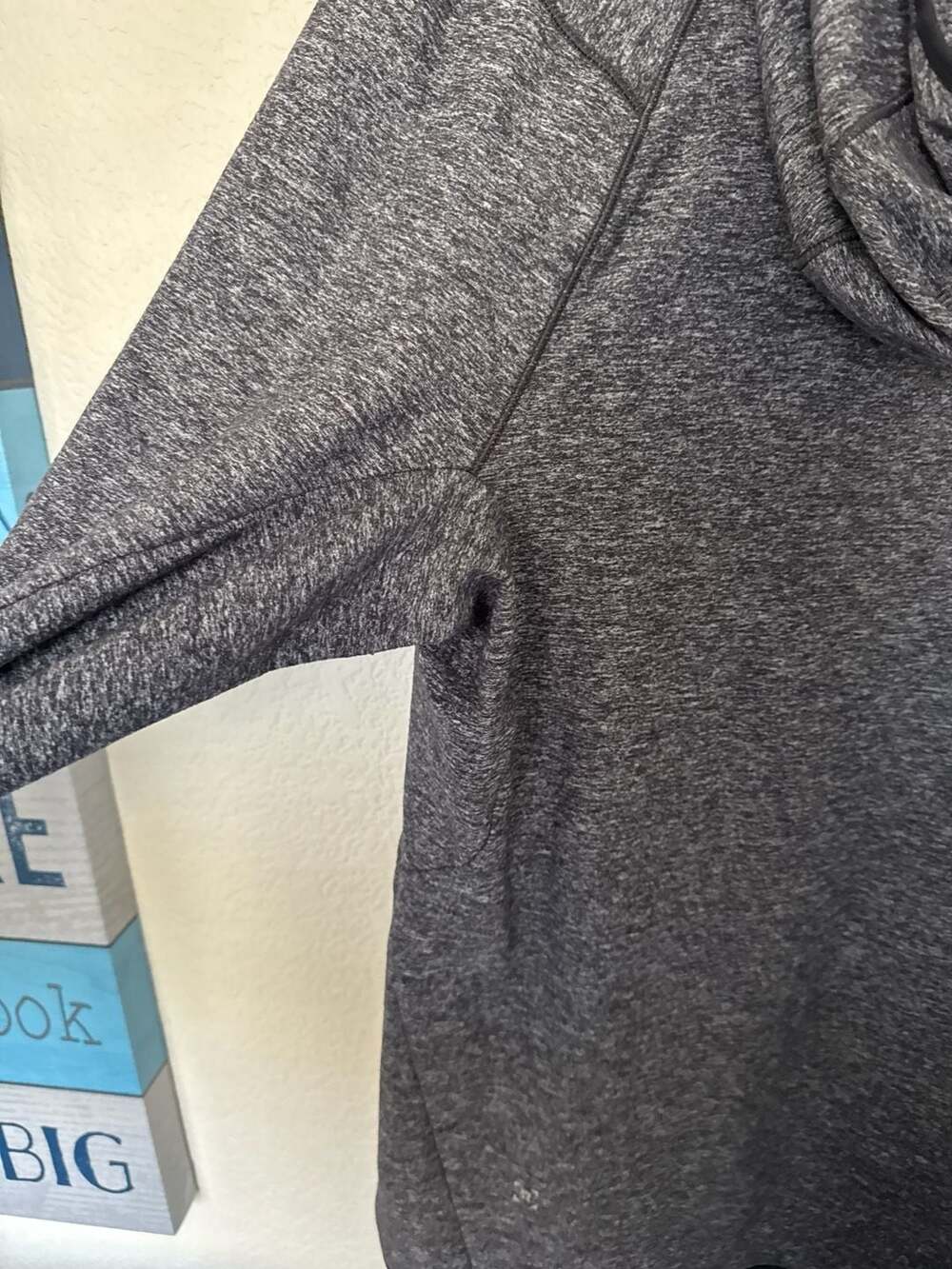 Lululemon Men's Gray Quarter Zip Running Hoodie Performance Pullover M - Picture 8 of 11